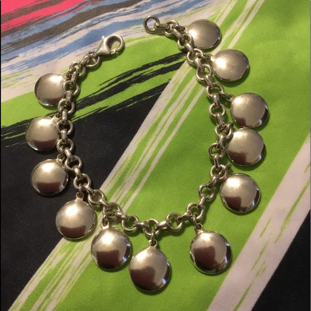 Tiffany & Co Silver Disk Bracelet